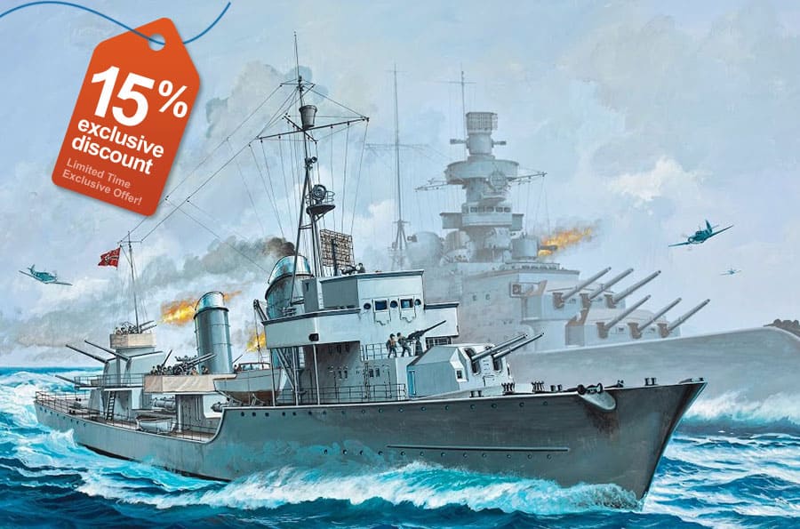 15% DISCOUNT on Leveling German Destroyers Line! 